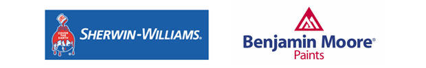 Sherwin Williams, Benjamin Moore